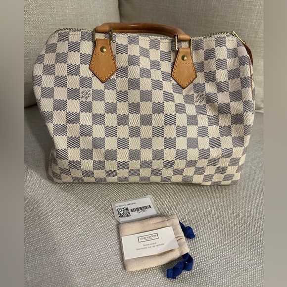 Louis Vuitton Handbags - Authentic Louis Vuitton Damier Azur Speedy 35